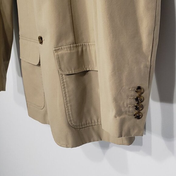 Eddie Bauer 100% cotton Tan Sports Jacket Blazer Men's Size Medium - Picture 4 of 6